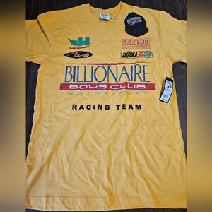 Rare Billionaire Boys Club Motorsport Racing Team t-shirt Mens Small NWT 🔥